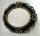 Bilderrahmen Oval mit Glasscheibe Barock Gold Silber Schwarz Weiß 45x38 Fotorahmen Antik Vintage