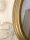 Dekorativer Ovaler Wandspiegel Oval Spiegel Antik Spiegel Klassik Badspiegel Wohnzimmerspiegel Flurspiegel Prunk Spiegel Shabby Chic Hängespiegel Vintage-Spiegel (C35 Gold. 52 cm x 43 cm)