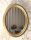Dekorativer Ovaler Wandspiegel Oval Spiegel Antik Spiegel Klassik Badspiegel Wohnzimmerspiegel Flurspiegel Prunk Spiegel Shabby Chic Hängespiegel Vintage-Spiegel (C35 Gold. 52 cm x 43 cm)