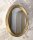 Dekorativer Ovaler Wandspiegel Oval Spiegel Antik Spiegel Klassik Badspiegel Wohnzimmerspiegel Flurspiegel Prunk Spiegel Shabby Chic Hängespiegel Vintage-Spiegel (C35 Gold. 52 cm x 43 cm)