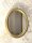 Dekorativer Ovaler Wandspiegel Oval Spiegel Antik Spiegel Klassik Badspiegel Wohnzimmerspiegel Flurspiegel Prunk Spiegel Shabby Chic Hängespiegel Vintage-Spiegel (C35 Gold. 52 cm x 43 cm)