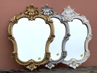 Wandspiegel Antik Oval Gold Retro Spiegel 50X35 Badspiegel C444
