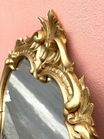 Wandspiegel Antik Oval Gold Retro Spiegel 50X35 Badspiegel C444
