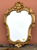 Wandspiegel Antik Oval Gold Retro Spiegel 50X35 Badspiegel C444