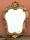 Wandspiegel Antik Oval Gold Retro Spiegel 50X35 Badspiegel C444