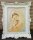 Mutter Kind Maria 56x46 Wandbild Heilige religiöse Kunstdruck Bild mit Rahmen